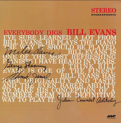 EVANS,BILL - EVERYBODY DIGS BILL EVANS