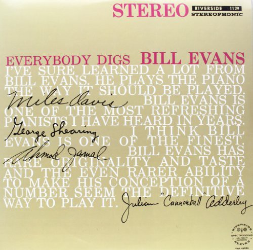 EVANS,BILL - EVERYBODY DIGS BILL EVANS