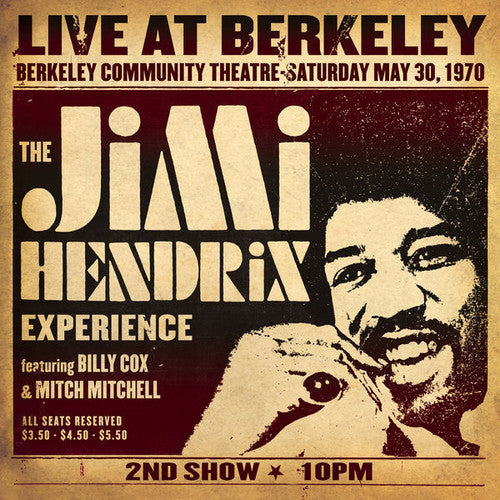 HENDRIX,JIMI - JIMI HENDRIX EXPERIENCE LIVE AT BERKELEY