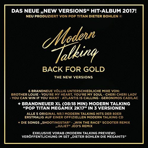 MODERN TALKING - BACK FOR GOLD