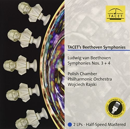 BEETHOVEN / POLISH CHAMBER PHIL ORCH / RAJSKI - TACET'S BEETHOVEN SYMPHONIES 3 & 4