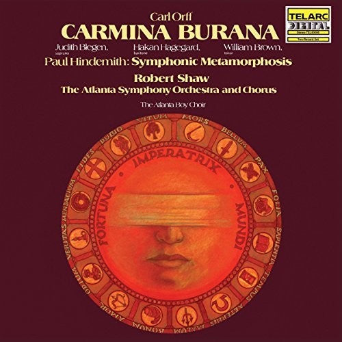 ORFF / SHAW,ROBERT / ATLANTA SYMPHONY ORCHESTRA - CARMINA BURANA