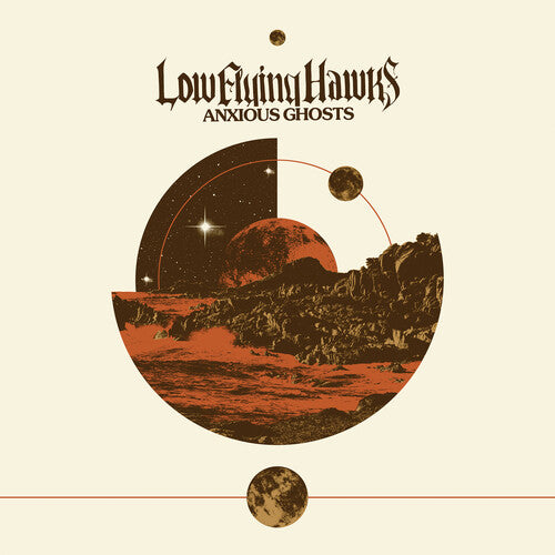 LOWFLYINGHAWKS - ANXIOUS GHOSTS (OXBLOOD AND GOLD TRI-COLOR)