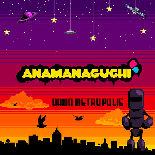ANAMANAGUCHI - DAWN METROPOLIS - ORANGE/MAROON/PURPLE