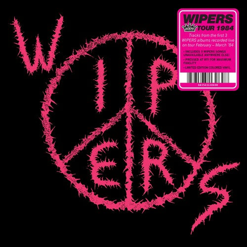 WIPERS - WIPERS (AKA WIPERS TOUR 84)