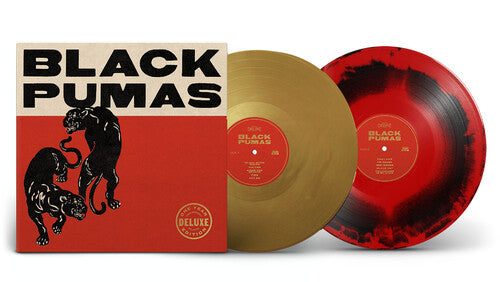 BLACK PUMAS - BLACK PUMAS - GOLD / BLACK & RED