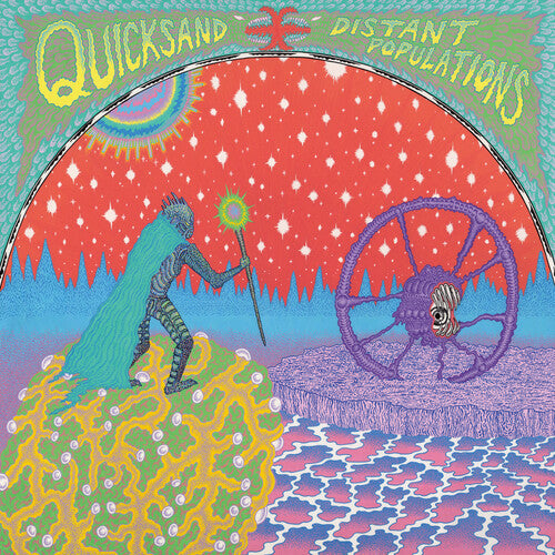 QUICKSAND - DISTANT POPULATIONS - PURPLE CLOUDY EFFECT