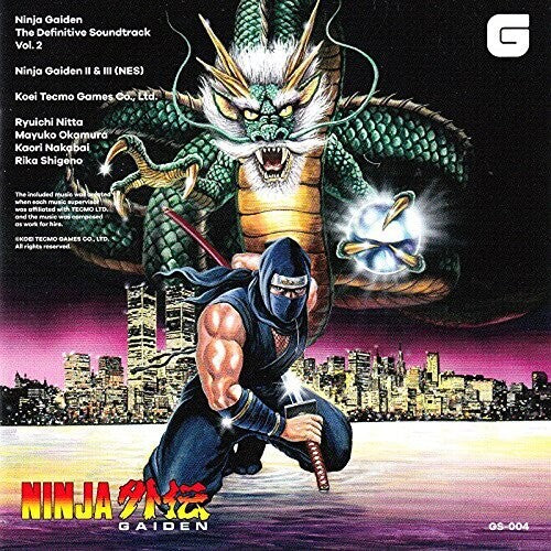 Ramagashi, Keiji / Nitta, Riyuchi - Ninja Gaiden: The Definitive Vol. 2 (Original Soundtrack) [Blue & Yellow Colored Vinyl]