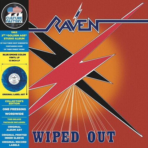RAVEN - WIPED OUT - ORANGE & BLUE SMOKE