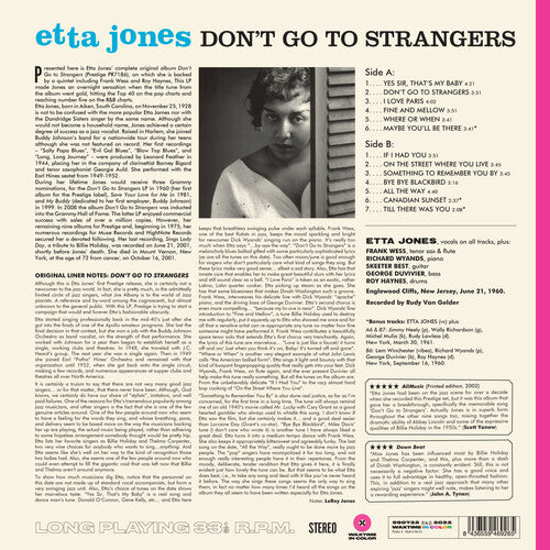 JONES,ETTA - DON'T GO TO STRANGERS