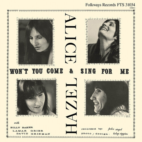 DICKENS,HAZEL / GERRARD,ALICE - WON'T YOU COME & SING FOR ME