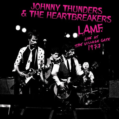 Johnny Thunders & Heartbreakers - L.A.M.F.  Live At The Village Gate 1977 - pink/black splatter