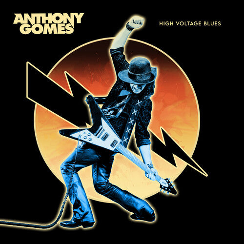 GOMES,ANTHONY - HIGH VOLTAGE BLUES - BLACK & ORANGE