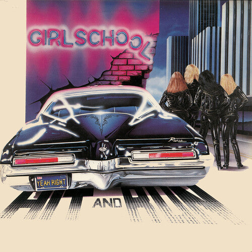 GIRLSCHOOL - HIT & RUN - STRAWBERRY PINK