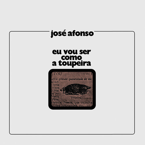 AFONSO,JOSE - EU VOU SER COMO A TOUPEIRA
