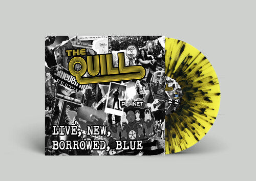 QUILL - LIVE NEW BORROWED BLUE - BLACK YELLOW SPLATTER