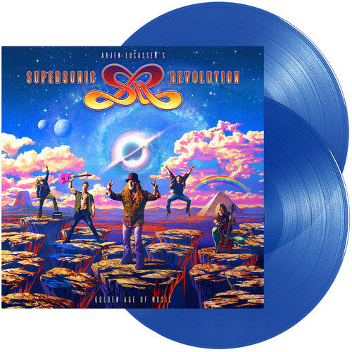 ARJEN LUCASSEN'S SUPERSONIC REVOLUTION - GOLDEN AGE OF MUSIC - TRANSPARENT BLUE