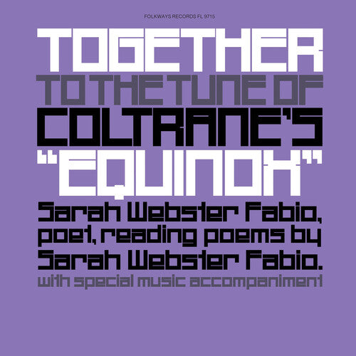 FABIO,SARAH WEBSTER - TOGETHER TO THE TUNE OF COLTRANE'S EQUINOX