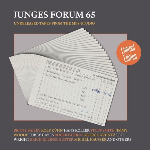 JUNGES FORUM 65: UNRELEASED TRACKS FROM / VARIOUS - JUNGES FORUM 65: UNRELEASED TRACKS FROM / VARIOUS