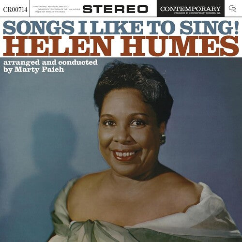HUMES,HELEN - SONGS I LIKE TO SING (CONTEMPORARY RECORDS)