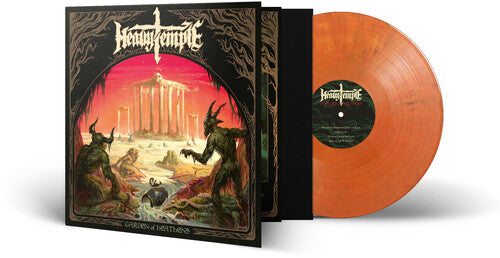 HEAVY TEMPLE - GARDEN OF HEATHENS - YELLOW/ RED/ BLACK MARBLE