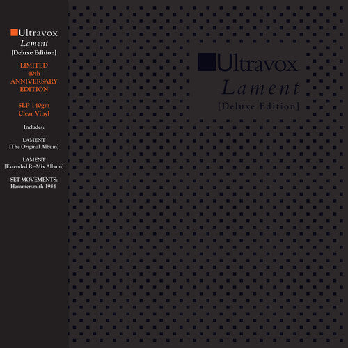 ULTRAVOX - LAMENT (DELUXE EDITION): LIMITED 40TH ANNIVERSARY