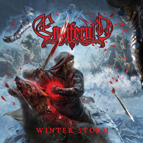 Ensiferum – Winter Storm   (White With Blue Marble [Frost])