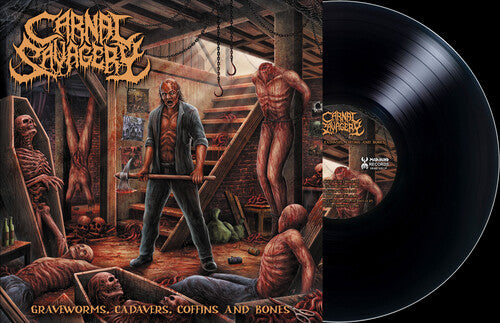 CARNAL SAVAGERY - GRAVEWORMS CADAVERS COFFINS & BONES