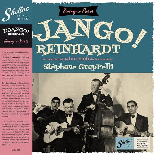 REINDHARDT,DJANGO - ET LE QUINTET DU HOT CLUB DE FRANCE AVEC STEPHANE