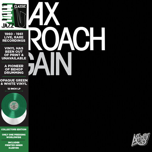 ROACH,MAX - AGAIN - OPAQUE GREEN & WHITE