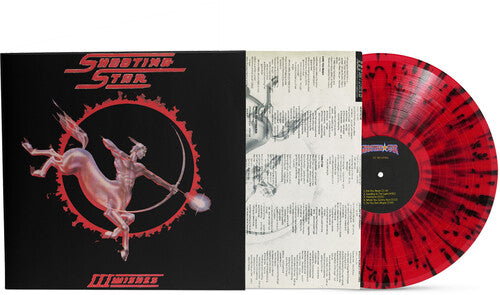 SHOOTING STAR - III WISHES - RED & BLACK SPLATTER