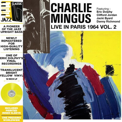 MINGUS,CHARLIE - LIVE IN PARIS 1964 VOL. 2 - TRANSLUCENT YELLOW