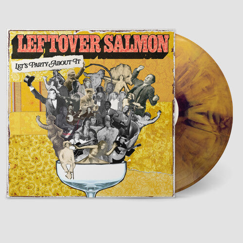 LEFTOVER SALMON - LET'S PARTY ABOUT IT - DEEP YELLOW / PURPLE