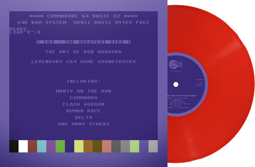HUBBARD,ROB - C64 GREATEST SIDS: ART OF ROB HUBBARD - RED VINYL