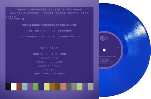 HUBBARD,ROB - C64 GREATEST SIDS: ART OF ROB HUBBARD - BLUE VINYL