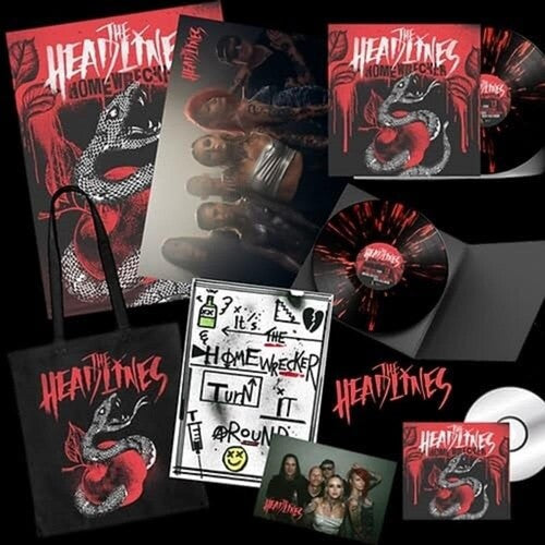 HEADLINES - HOMEWRECKER - BLACK/RED SPLATTER