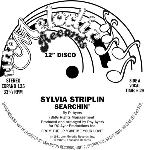 STRIPLIN,SYLVIA - SEARCHIN