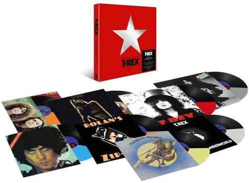 T.REX - STUDIO ALBUMS 1970-1977 - HALF & HALF COLORED