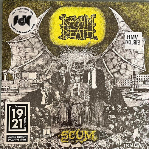 NAPALM DEATH - SCUM - WHITE VINYL