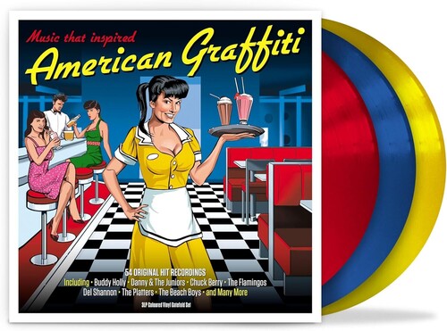 AMERICAN GRAFFITI / VARIOUS - AMERICAN GRAFFITI / VARIOUS - RED BLUE & YELLOW
