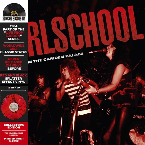 GIRLSCHOOL - LIVE FROM THE CAMDEN PALACE - RED