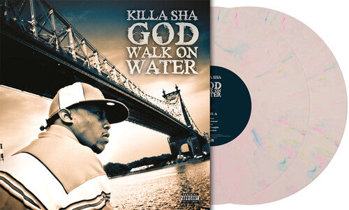 KILLA SHA - GOD WALK ON WATER - ROSE MULTICOLOUR MARBLE VINYL
