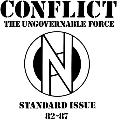 CONFLICT - STANDARD ISSUE 82-87 - BLACK & WHITE SPLATTER
