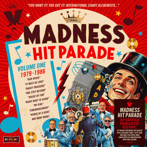 MADNESS - HIT PARADE VOLUME 1: 1979-1986 - TRANSLUCENT RED