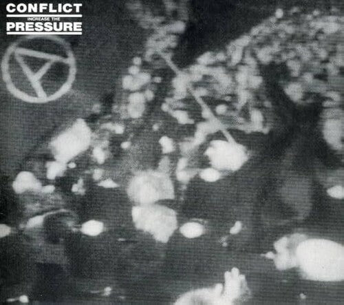 CONFLICT - INCREASE THE PRESSURE - BLACK & WHITE SPLATTER