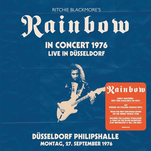 BLACKMORE,RITCHIE / RAINBOW - LIVE IN DUSSELDORF 1976: PHILIPSHALLE 27.9.76
