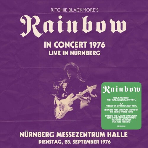 Blackmore, Ritchie / Rainbow - Live In Nurnberg 1976: Nurnberg Messezentrum Halle 28.9.1976 - 140-Gram Green Colored Vinyl