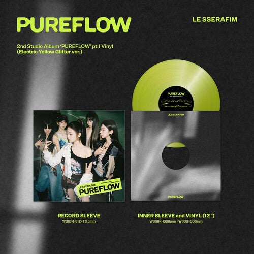 LE SSERAFIM - 2ND STUDIO ALBUM 'PUREFLOW' PT.1