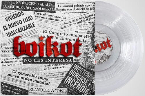 Boikot - No Les Interesa - Transparent Eco Vinyl + CD