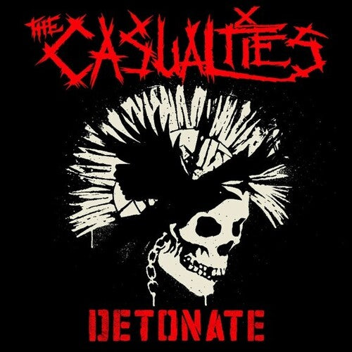 The Casualties - Detonate - Red & Black Splatter Vinyl